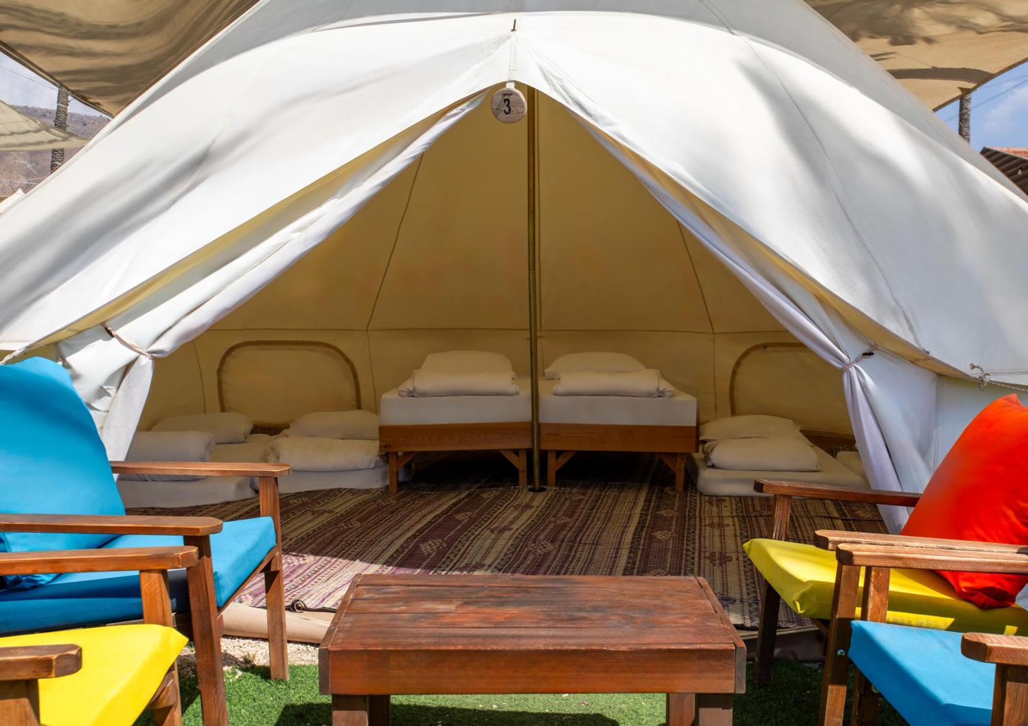 גלאמפינג מיא על הכנרת - חוף Luxury tent